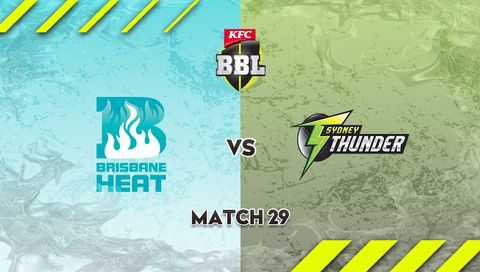 KFC Big Bash League, Season 15: Brisbane Heat vs Sydney Thunder
