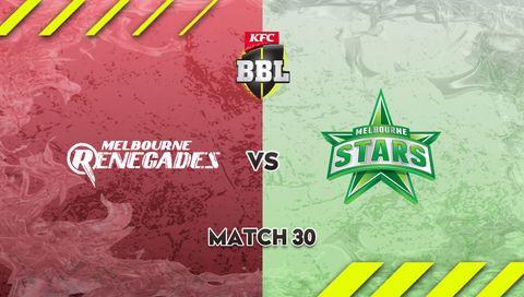 KFC Big Bash League, Season 15: Melbourne Renegades vs Melbourne Stars