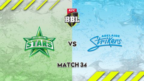 KFC Big Bash League, Season 15: Melbourne Stars vs Adelaide Strikers