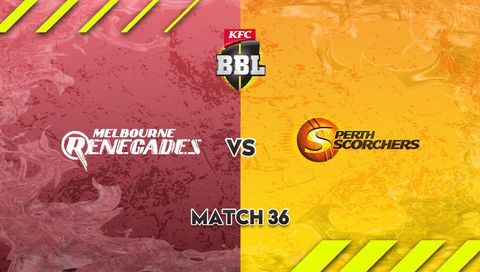 KFC Big Bash League, Season 15: Melbourne Renegades vs Perth Scorchers