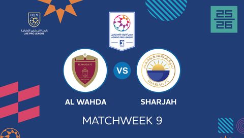 UAE Pro League 2025/26: Al Wahda vs Sharjah