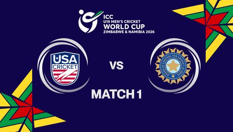 ICC U-19 Men's Cricket World Cup Zimbabwe & Namibia 2026: USA vs India