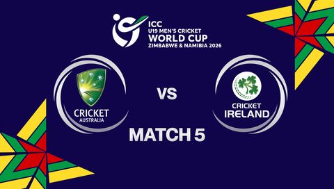 ICC U-19 Men's Cricket World Cup Zimbabwe & Namibia 2026: Australia vs Ireland