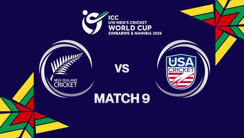 ICC U-19 Men's Cricket World Cup Zimbabwe & Namibia 2026: New Zealand vs USA