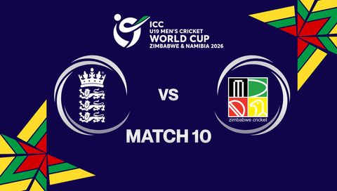 ICC U-19 Men's Cricket World Cup Zimbabwe & Namibia 2026: England vs Zimbabwe