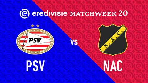 Eredivisie 2025/26: PSV Eindhoven vs NAC Breda