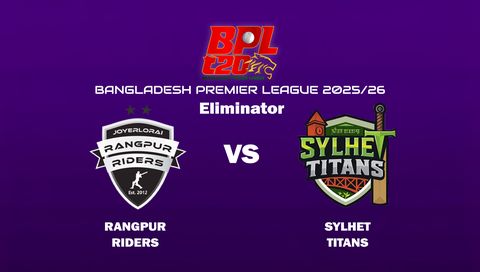 Bangladesh Premier League 2025/26: Rangpur Riders vs Sylhet Titans