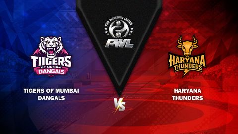 Pro Wrestling League, Season 5: Tigers of Mumbai Dangals vs Haryana Thunders