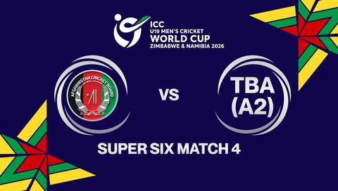 ICC U-19 Men's Cricket World Cup Zimbabwe & Namibia 2026: Afghanistan vs TBA (A2)