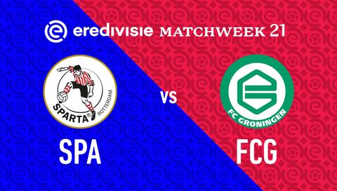Eredivisie 2025/26: Sparta Rotterdam vs Groningen