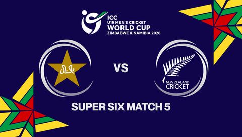 ICC U-19 Men's Cricket World Cup Zimbabwe & Namibia 2026: Pakistan vs New Zealand