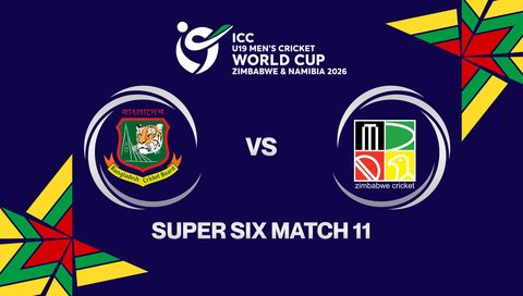 ICC U-19 Men's Cricket World Cup Zimbabwe & Namibia 2026: Bangladesh vs Zimbabwe