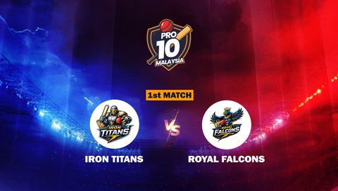 Pro10 Malaysia Cricket League 2026: Iron Titans vs Royal Falcons