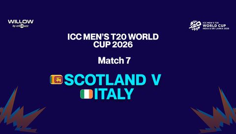 ICC Men's Т20 World Cup India & Sri Lanka 2026: Scotland vs Italy