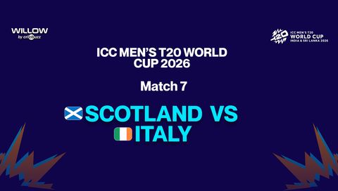 ICC Men's Т20 World Cup India & Sri Lanka 2026: Scotland vs Italy