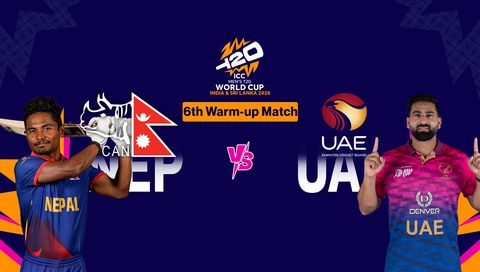 ICC Men's Т20 World Cup India & Sri Lanka 2026 Warm-Up: Nepal vs United Arab Emirates