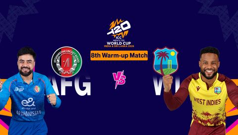 ICC Men's Т20 World Cup India & Sri Lanka 2026 Warm-Up: Afghanistan vs West Indies