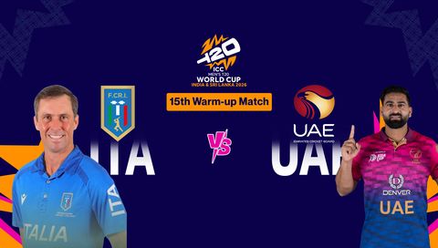 ICC Men's Т20 World Cup India & Sri Lanka 2026 Warm-Up: Italy vs United Arab Emirates