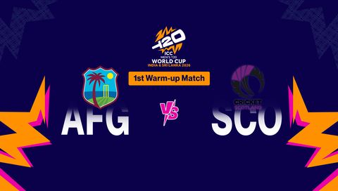 ICC Men's Т20 World Cup India & Sri Lanka 2026 Warm-Up: Afghanistan vs Scotland