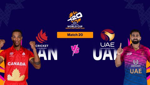 ICC Men's Т20 World Cup 2026, Match 20: Canada vs United Arab Emirates