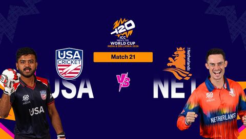 ICC Men's Т20 World Cup 2026, Match 21: USA vs Netherlands