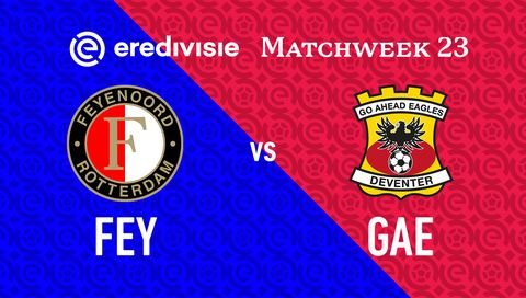 Eredivisie 2025/26: Feyenoord vs Go Ahead Eagles