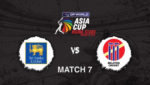 DP World Asia Cup Rising Stars Women's 2026, Match 7: Sri Lanka A vs Malaysia