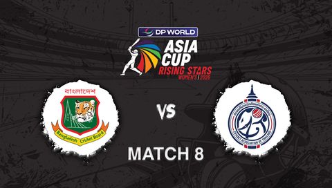 DP World Asia Cup Rising Stars Women's 2026, Match 8: Bangladesh A vs Thailand