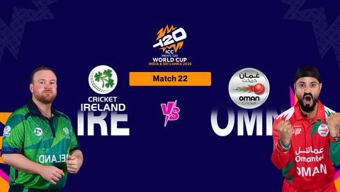 ICC Men's Т20 World Cup 2026, Match 22: Ireland vs Oman