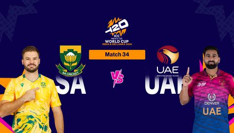 ICC Men's Т20 World Cup 2026, Match 34: South Africa vs UAE