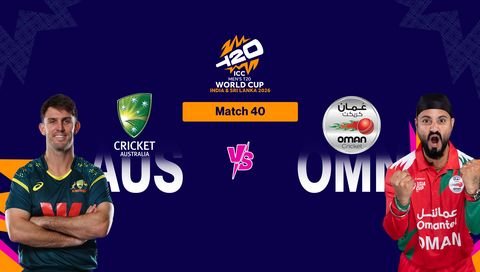 ICC Men's Т20 World Cup 2026, Match 40: Australia vs Oman