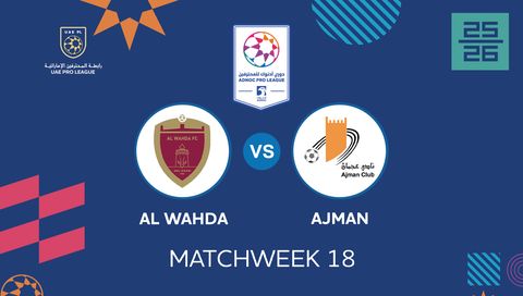 UAE Pro League 2025/26: Al Wahda vs Ajman