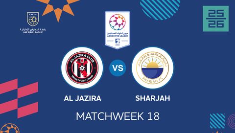UAE Pro League 2025/26: Al Jazira vs Sharjah