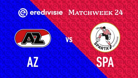 Eredivisie 2025/26: AZ Alkmaar vs Sparta Rotterdam