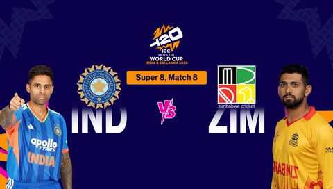 ICC Men's Т20 World Cup 2026, Super 8: India vs Zimbabwe