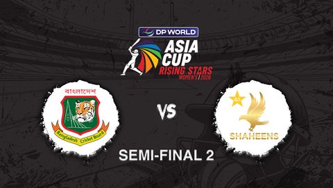 DP World Asia Cup Rising Stars Women's 2026, Semi-Final 2: Bangladesh A vs Pakistan A