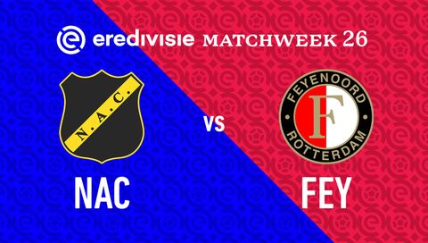 Eredivisie 2025/26: NAC Breda vs Feyenoord