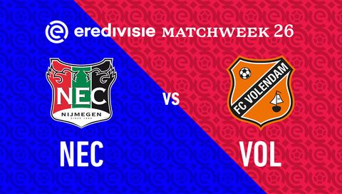 Eredivisie 2025/26: NEC Nijmegen vs FC Volendam