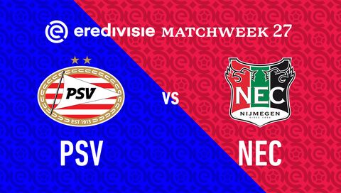 Eredivisie 2025/26: PSV Eindhoven vs NEC Nijmegen