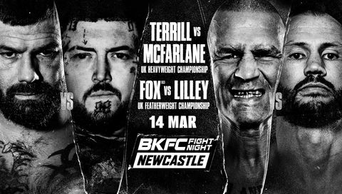 BKFC Fight Night Newcastle 2026: Mick Terrill vs Jay McFarlane