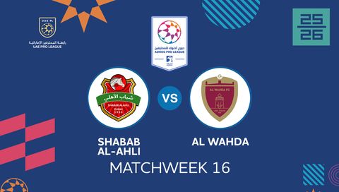 UAE Pro League 2025/26: Shabab Al-Ahli vs Al Wahda
