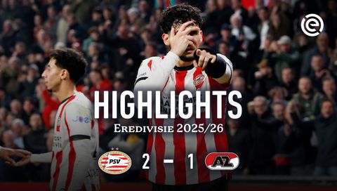 PSV Eindhoven 2 - 1 AZ Alkmaar | Eredivisie 2025/26 Highlights