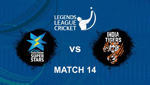 Legends League Cricket 2026, Match 14: Southern Super Stars vs India Tigers