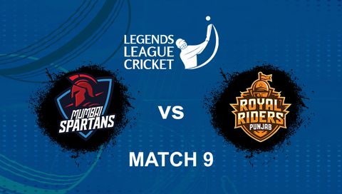 Legends League Cricket 2026, Match 9: Mumbai Spartans vs Royal Riders Punjab