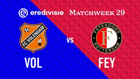 Eredivisie 2025/26: FC Volendam vs Feyenoord