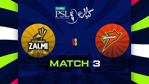 HBL Pakistan Super League 2026, Match 3: Peshawar Zalmi vs Rawalpindi Pindiz