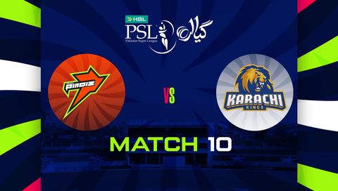 HBL Pakistan Super League 2026, Match 10: Rawalpindi Pindiz vs Karachi Kings