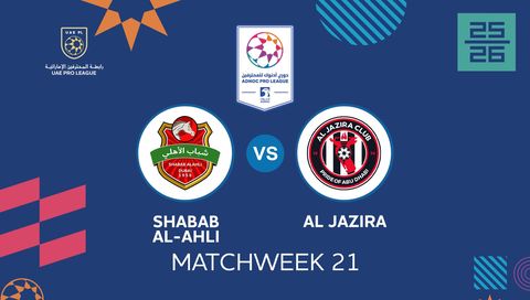 UAE Pro League 2025/26: Shabab Al-Ahli vs Al Jazira