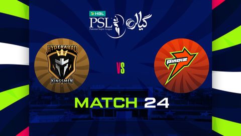 HBL Pakistan Super League 2026, Match 24: Hyderabad Kingsmen vs Rawalpindi Pindiz