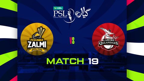 HBL Pakistan Super League 2026, Match 19: Peshawar Zalmi vs Lahore Qalandars